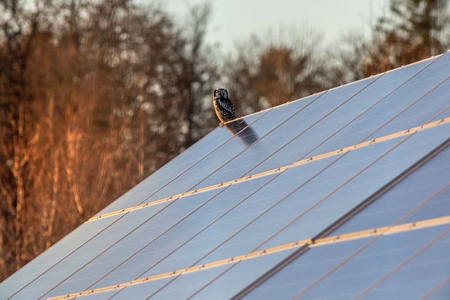 Panele solarne na dachu