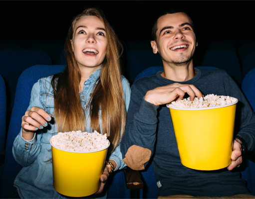 Para ogląda film w kinie